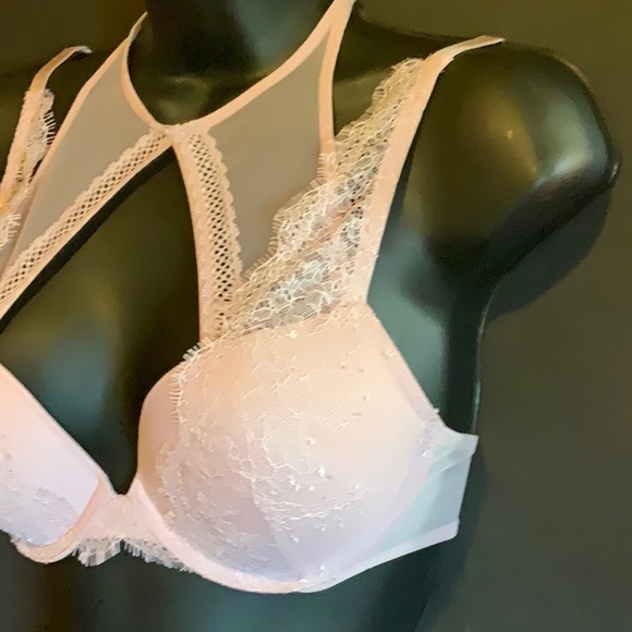 New Victoria Secret Bra Lace Sexy 32C Push Up #E11 - Picture 2 of 9